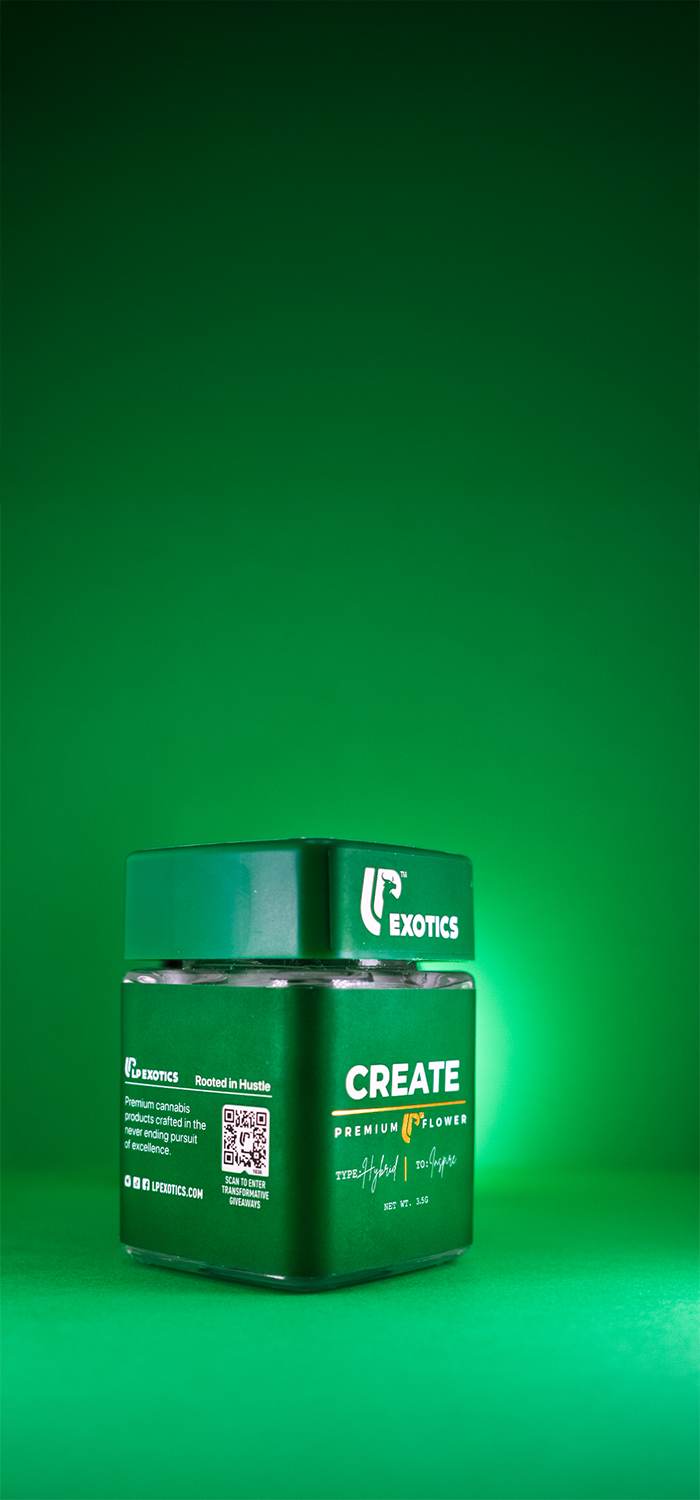 Green LP Create flower jar